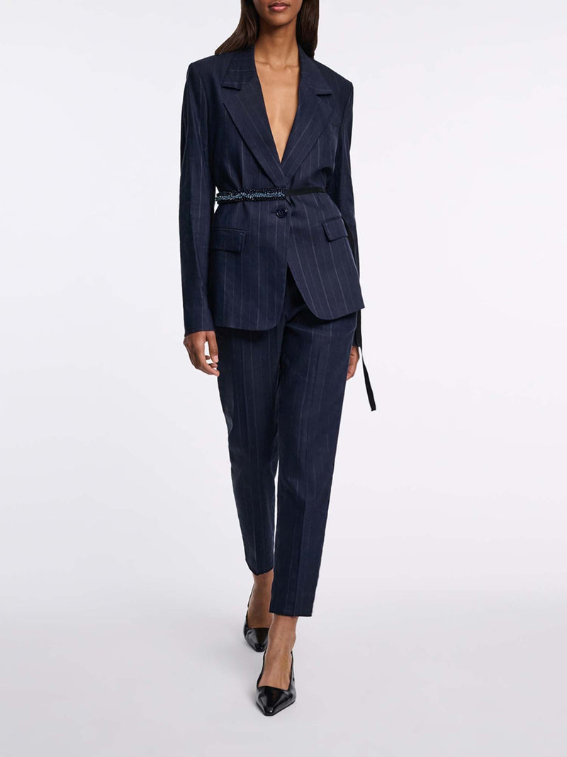Dorothee Schumacher Modern Sophistication Pinstripe Blazer