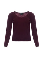 Repeat Knitted V-neck Pullover