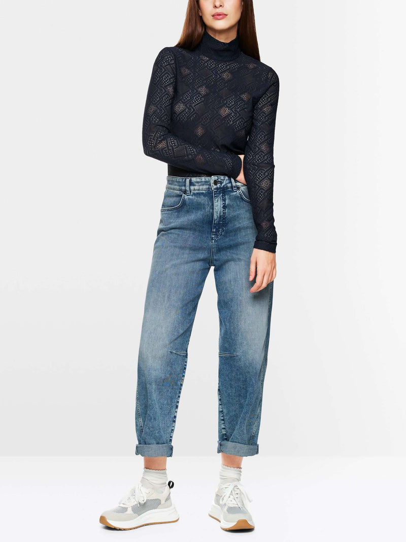 Marc Cain Sports Logo Lace Top