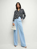 Veronica Beard Maia Double Collar Top