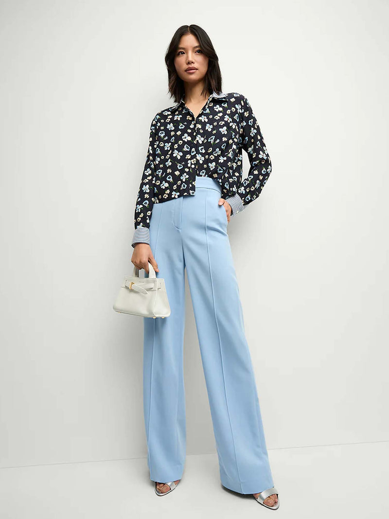 Veronica Beard Maia Double Collar Top