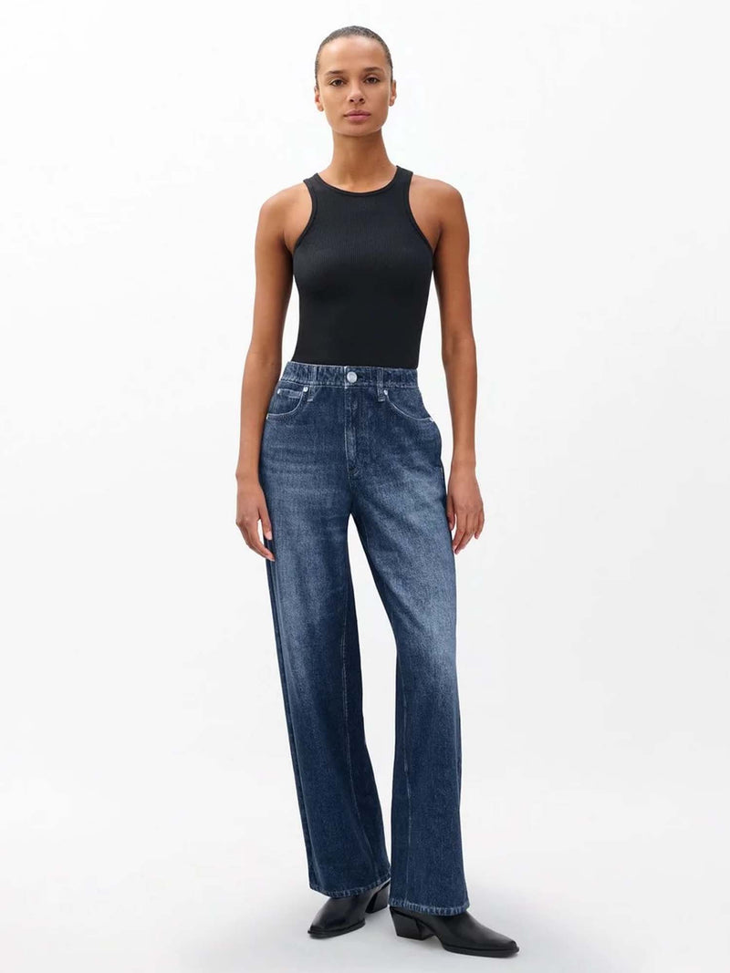 Rag &amp; Bone Miramar Cotton Terry Wide Leg Pants