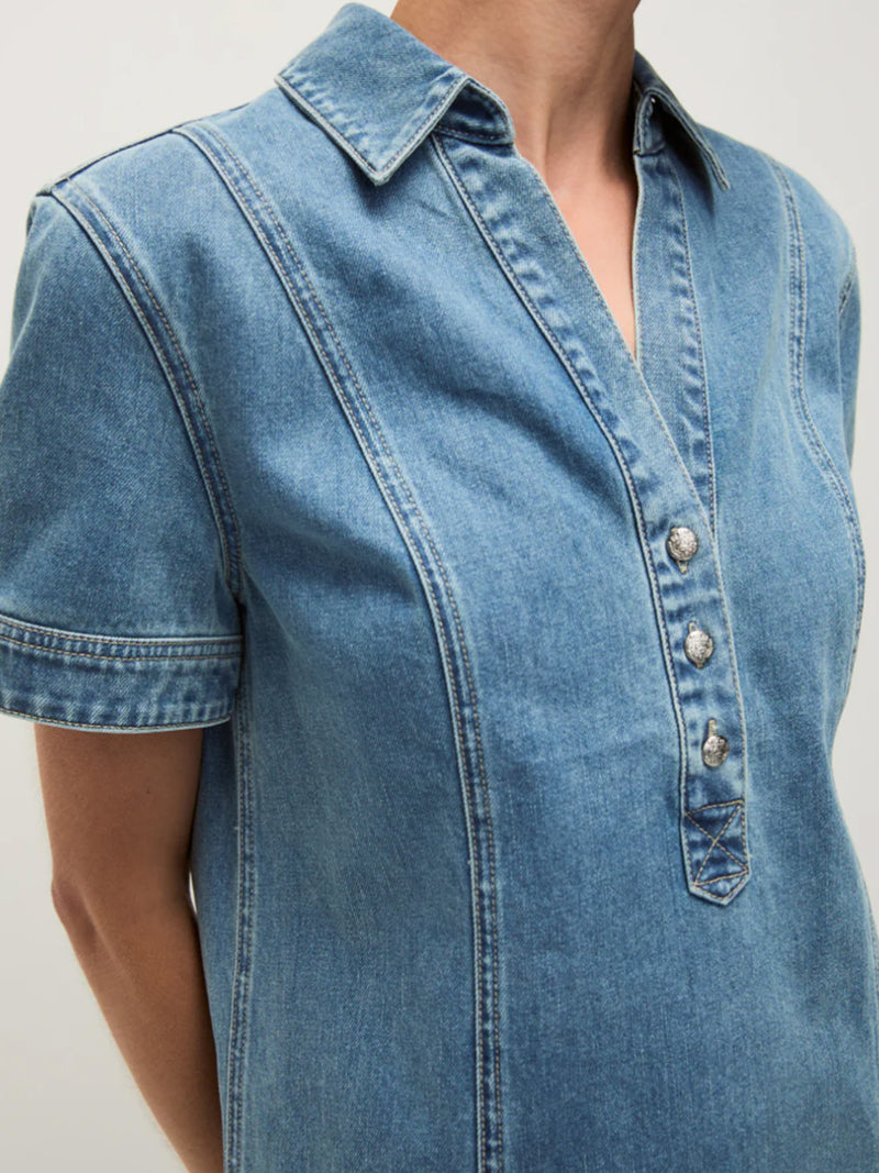 Veronica Beard Otto Polo Mini Dress