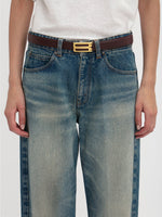 Victoria Beckham Smooth Leather Regular Frame Belt