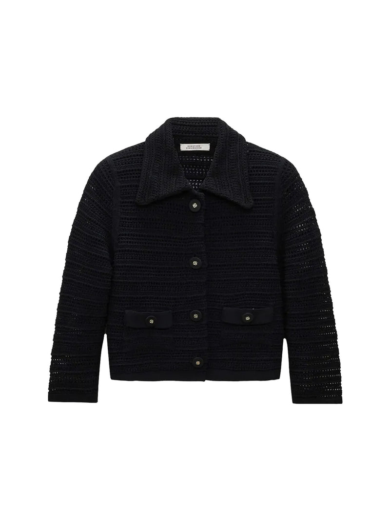 Dorothee Schumacher Precise Pointelle Knit Jacket