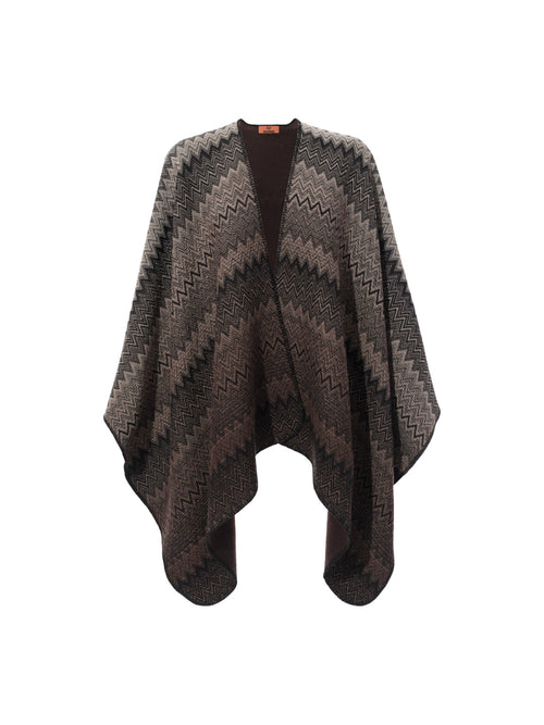 Missoni Cape in Chevron Pattern