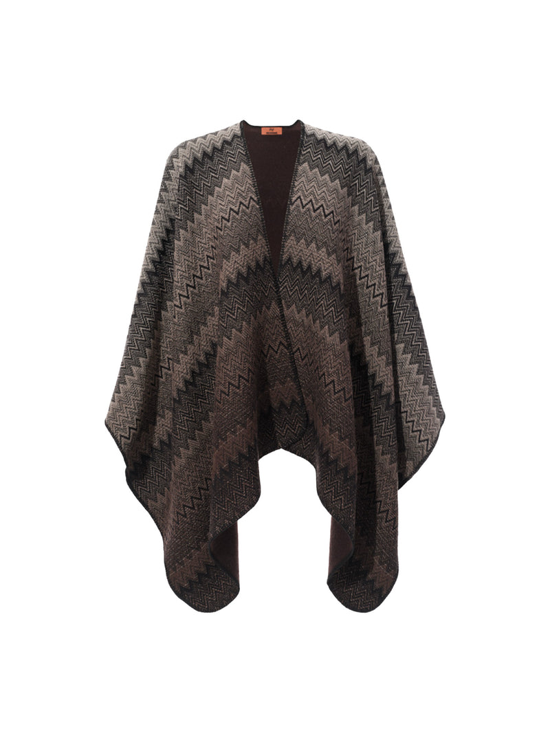 Missoni Cape in Chevron Pattern