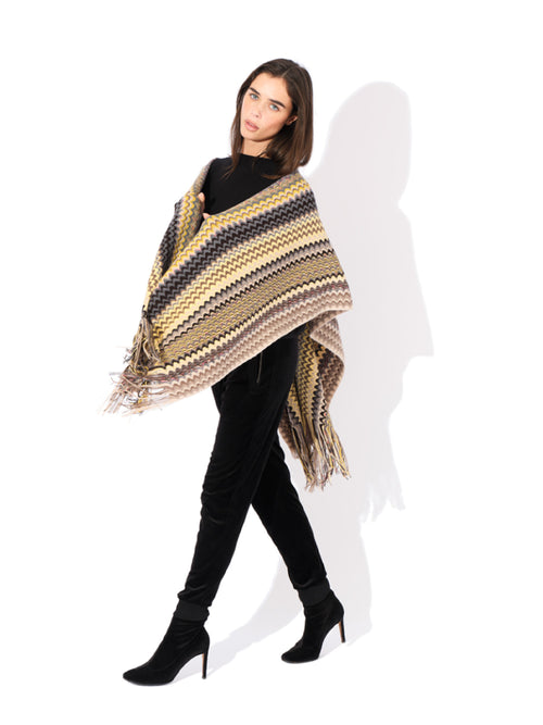 Missoni Cape with Fringes