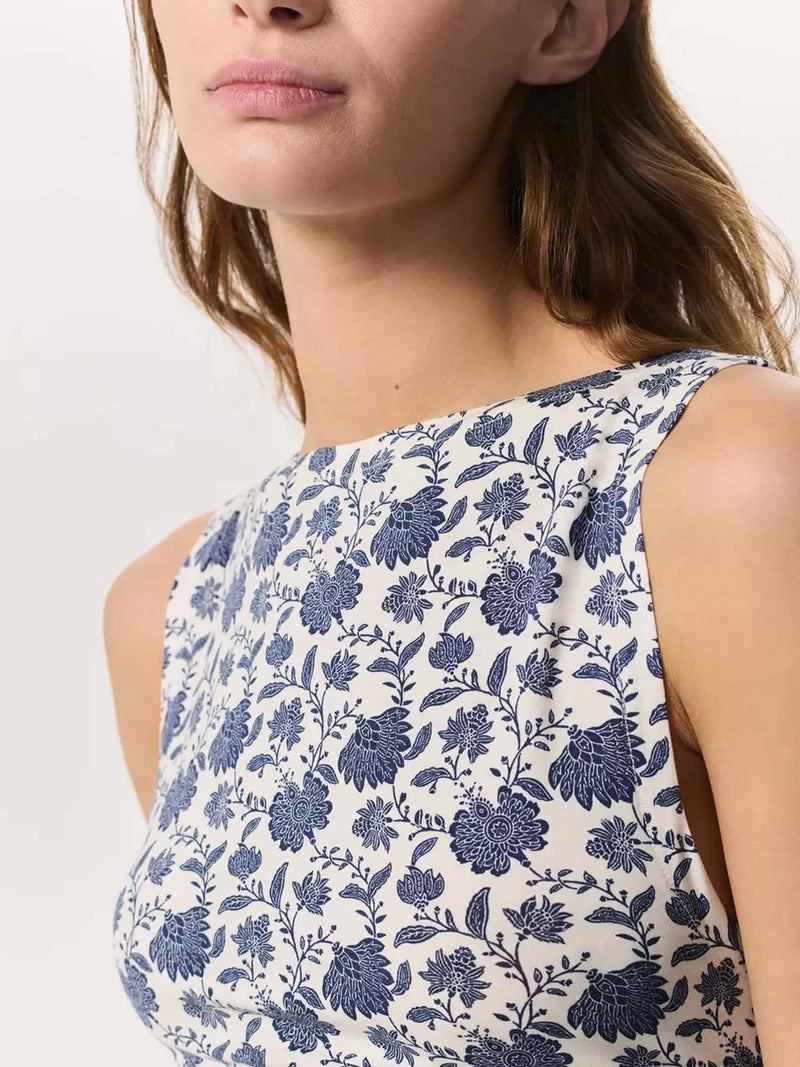 Rag &amp; Bone Luca Floral Shirred Tank