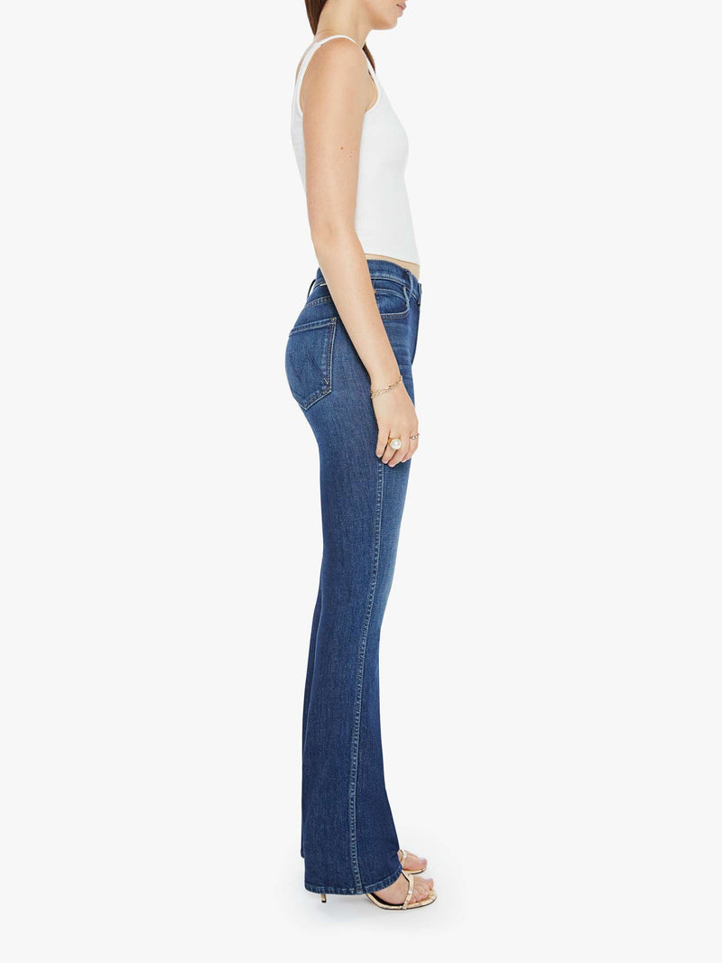 Mother Mid Rise Smokin Double Heel Jeans