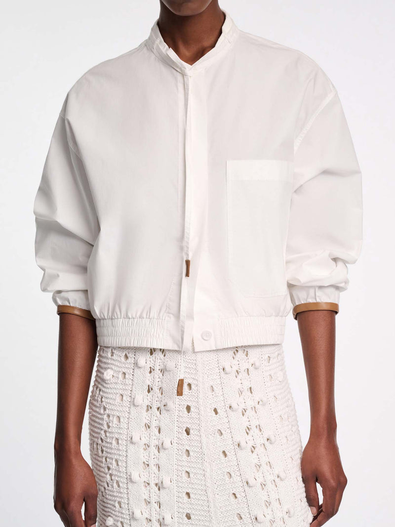Dorothee Schumacher Poplin Power Blouse with Drawstring