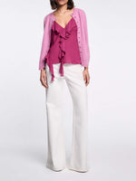 Dorothee Schumacher Sheer Twist I Top with Ruffle