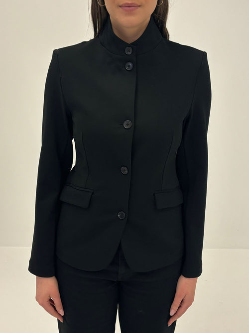Patrick Assaraf Ponte Collarless Blazer