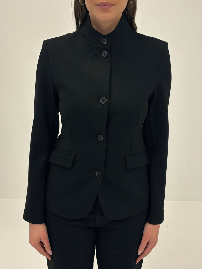 Patrick Assaraf Ponte Collarless Blazer