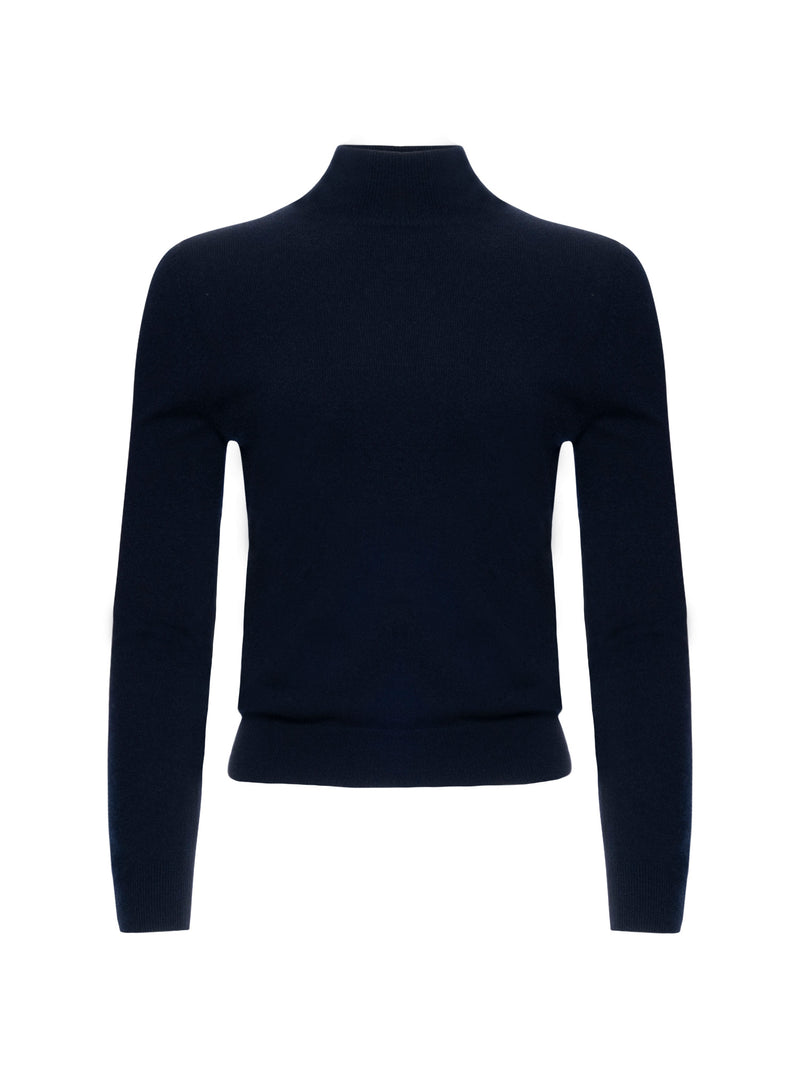 Repeat Sweater with Ribbed Collar