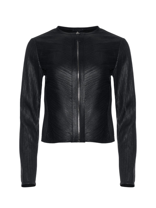 Desa Leather Panelled Jacket