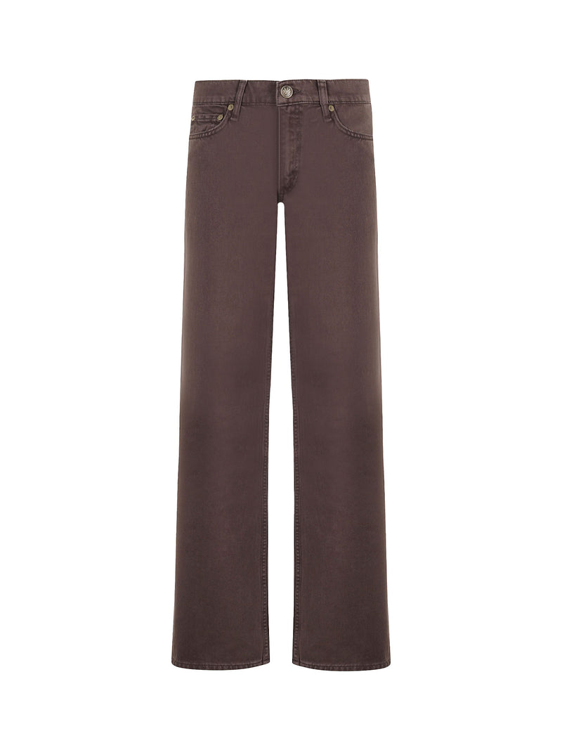 Rag &amp; Bone Saige Low Rise Full Relaxed Straight Jeans