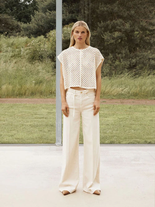 Raffaello Rossi Sventy Wide Leg Belted Pants