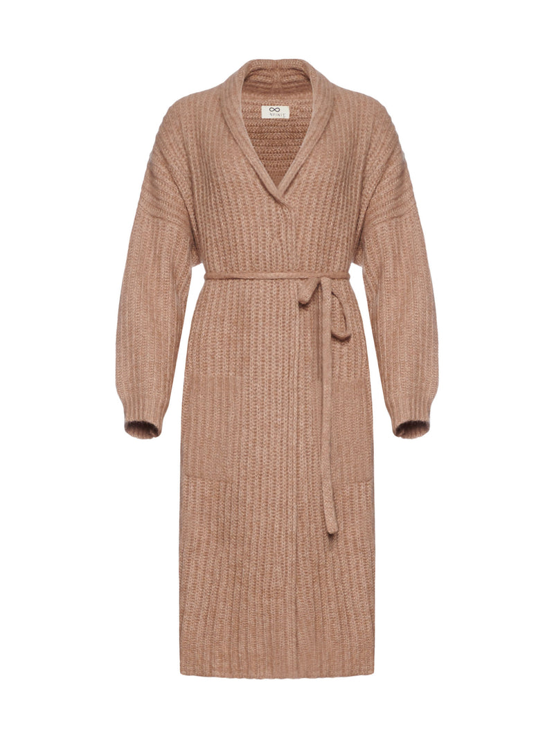 Sminfinity Fluffy Ribbed Coat