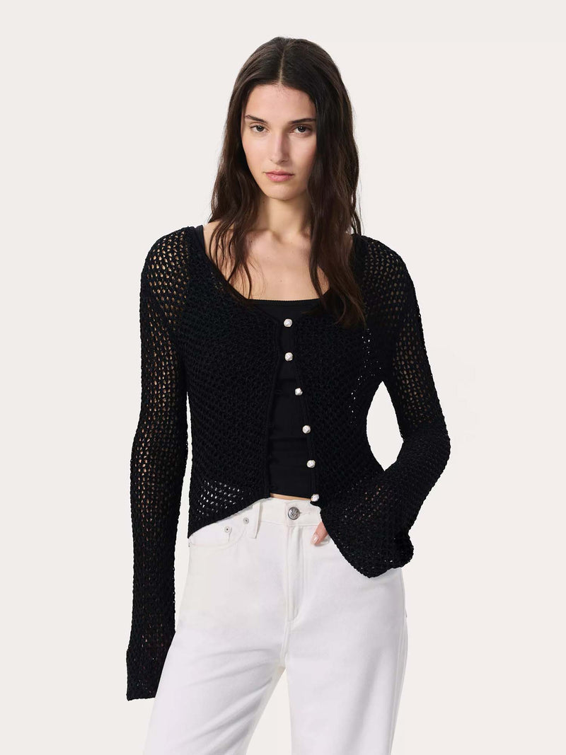 Rag &amp; Bone Ellie Knit Vee Cardigan