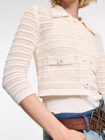 Dorothee Schumacher Precise Pointelle Knit Jacket
