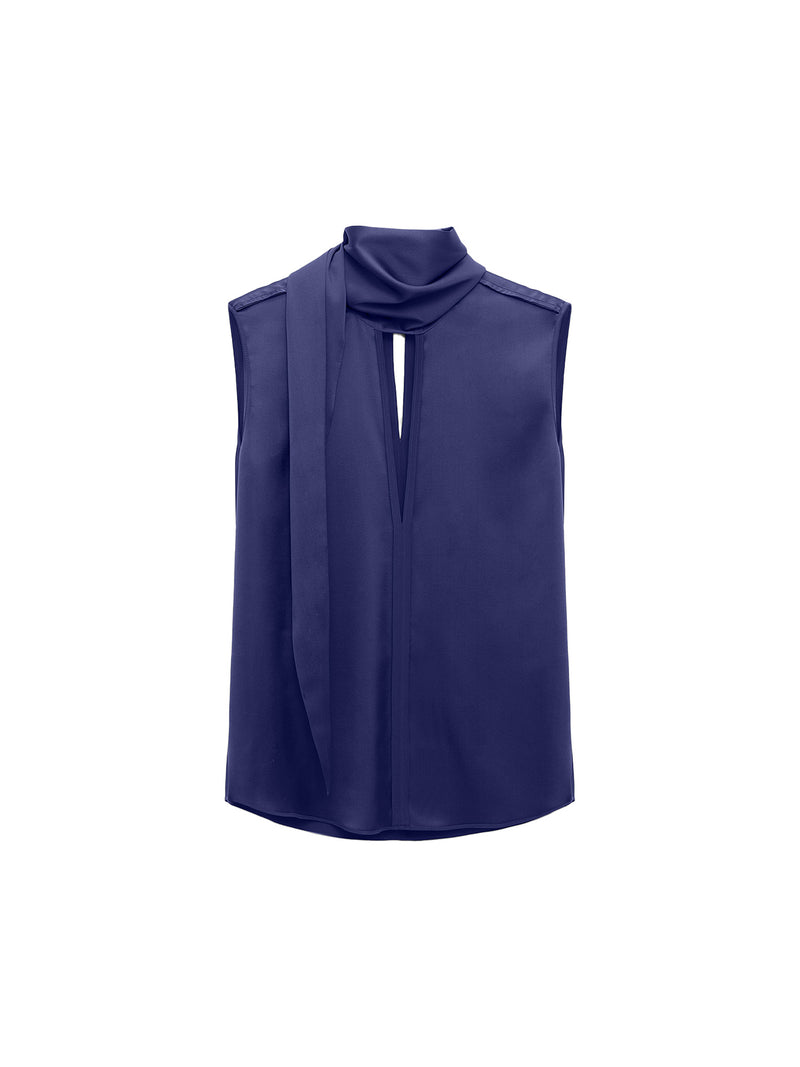 Dorothee Schumacher Sense of Shine Top with Scarf Detail