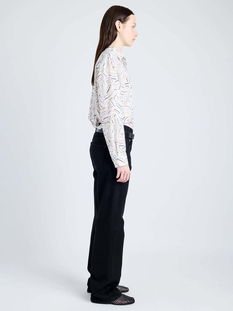 Proenza Schouler Eve Printed Blouse