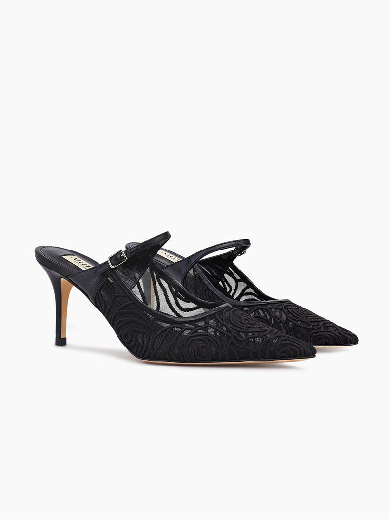 Arteana Sorrento 75 Embroidered Mule