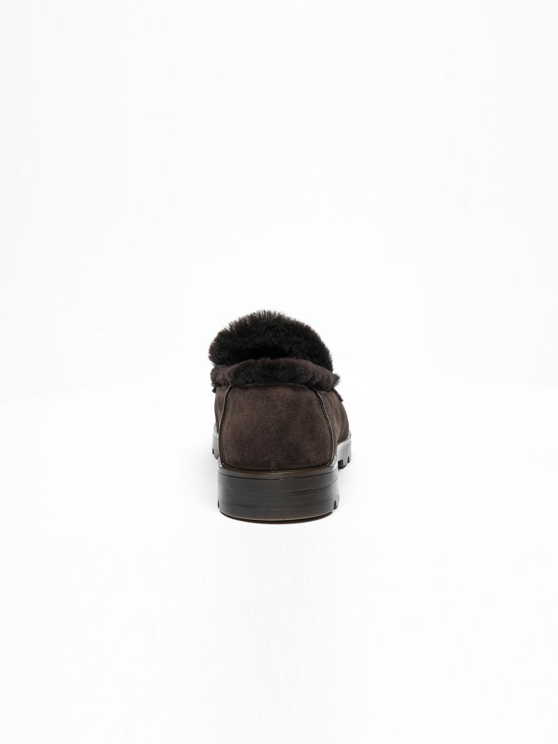 Santoni Detroit Shearling Loafer
