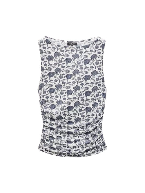 Rag &amp; Bone Luca Floral Shirred Tank