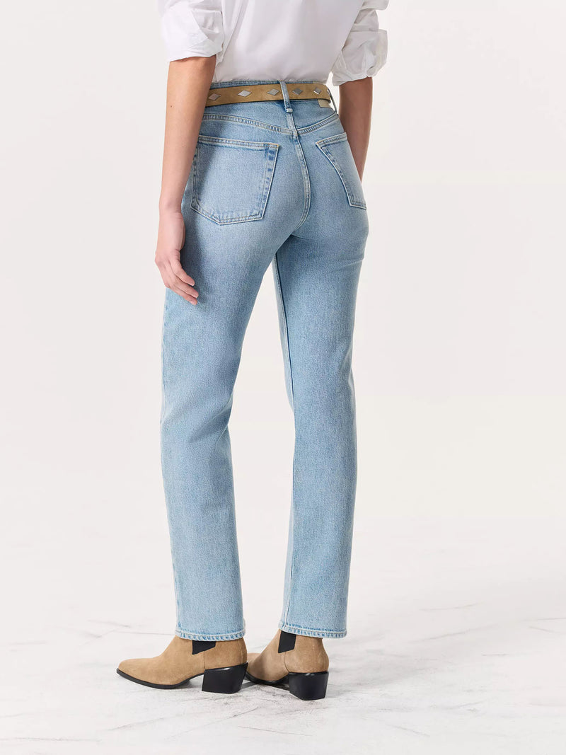 Rag &amp; Bone Harlow Mid-Rise Straight Jean