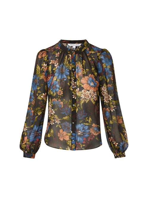 Veronica Beard Ashlynn Silk Blouse
