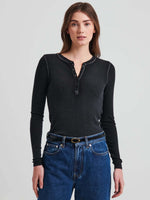 Patrick Assaraf Vintage Rib Henley