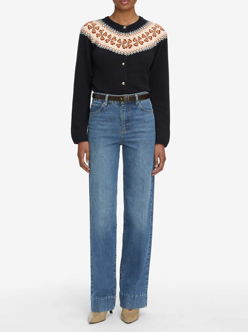 Frame The Cashmere Fairisle Cardi