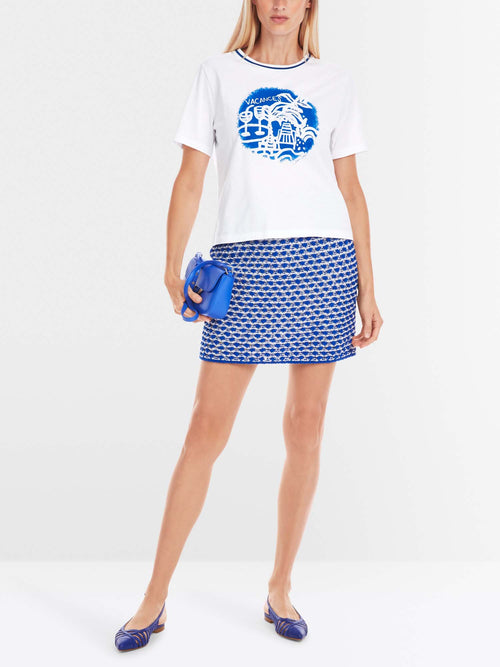 Marc Cain Printed Beach T-Shirt