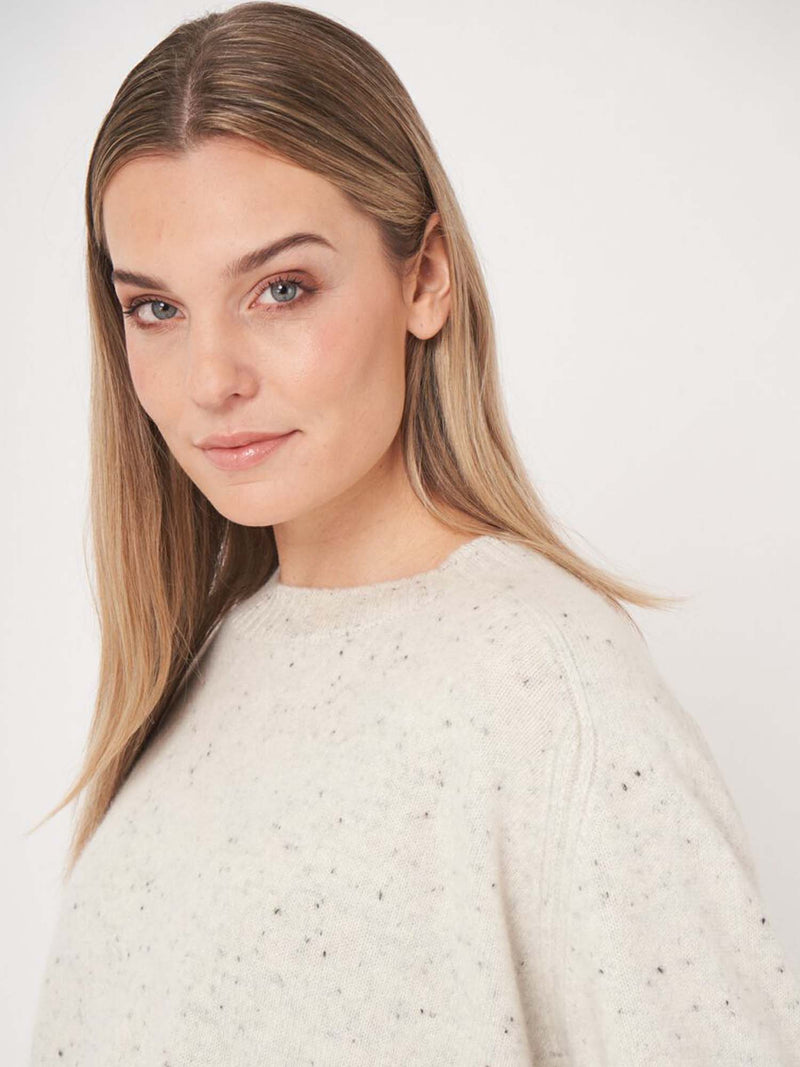 Repeat Tweed Crewneck Sweater