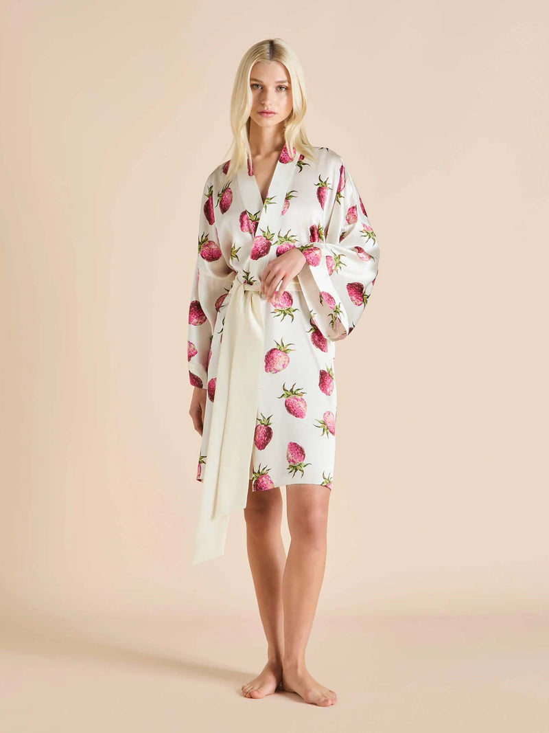 Olivia Von Halle Mimi Silk Robe