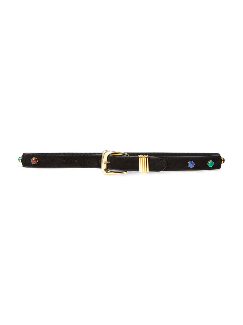 Veronica Beard Stone Embellished Harness Belt