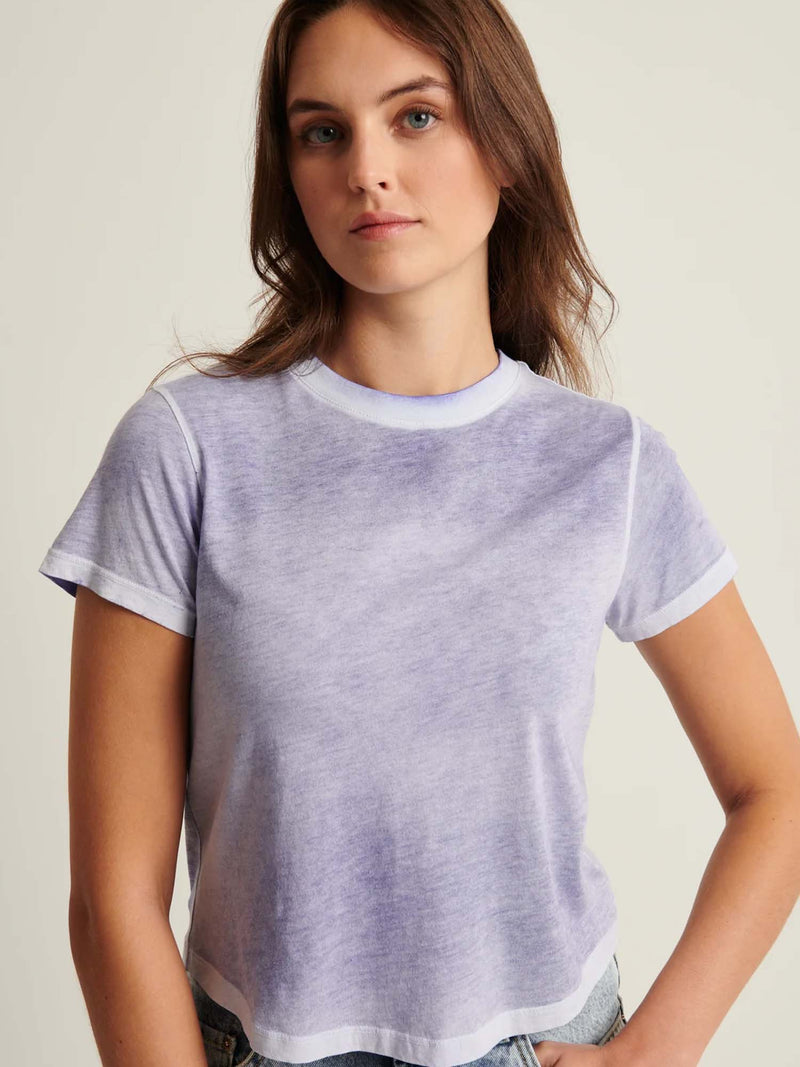 Patrick Assaraf Classic Reverse Spray Baby Tee