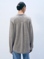 White + Warren Cashmere Button Shirt