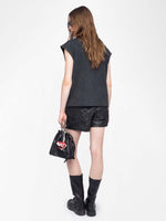 Zadig &amp; Voltaire Cloe Skull Strass Tank Top