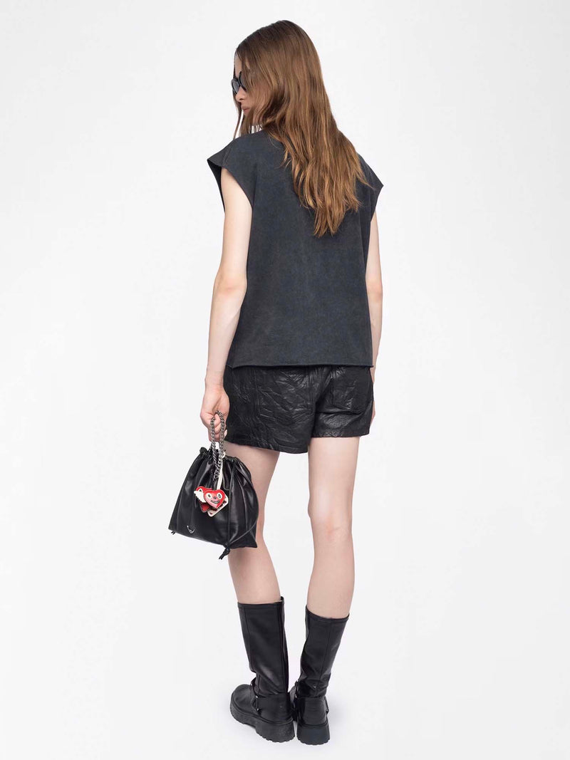 Zadig &amp; Voltaire Cloe Skull Strass Tank Top