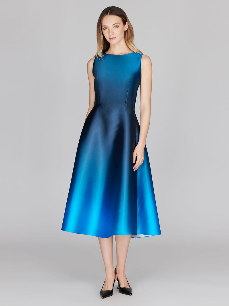 Mi Jong Lee Gradient Sleeveless Dress