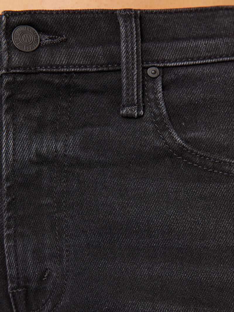 Mother The Mid Rise Rambler Zip Flood Jeans