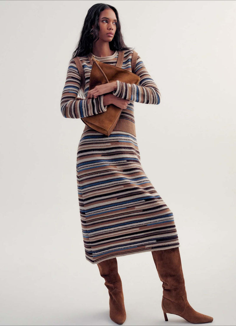 Veronica Beard Sanders Knit Maxi Dress