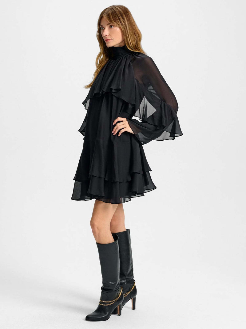 Veronica Beard Adlington Silk Mini Dress