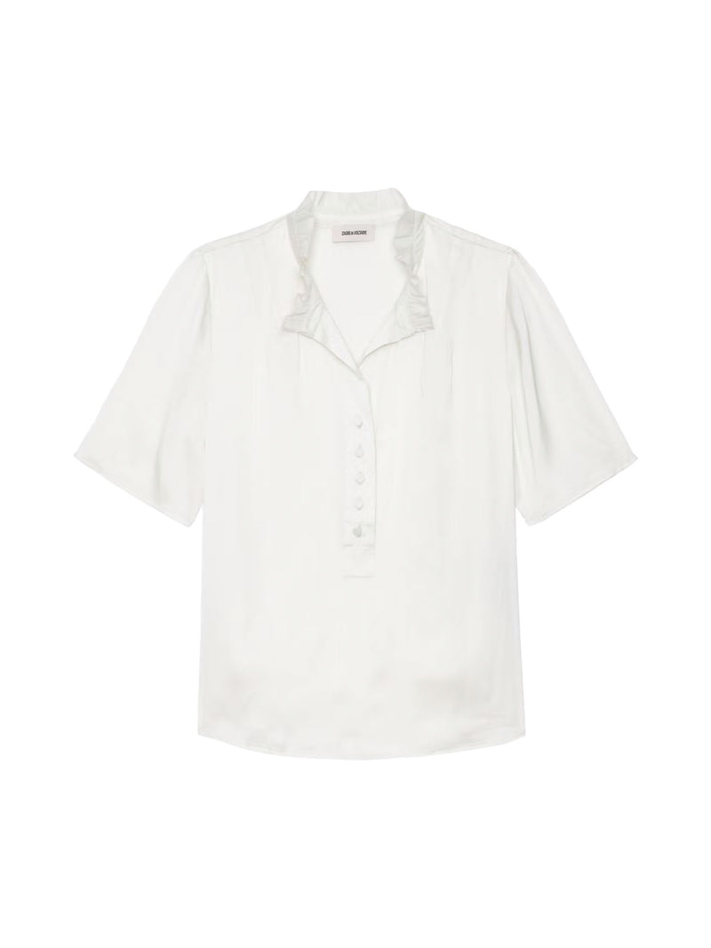 Zadig &amp; Voltaire Topher Satin Top