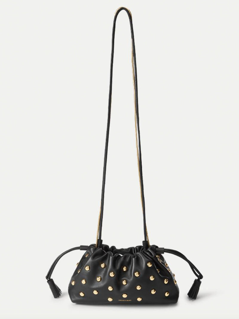 Veronica Beard Small Studded Slouch Clutch