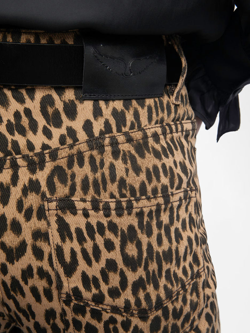 Zadig &amp; Voltaire Evy Leopard Jeans