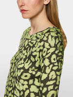 Marc Cain Sports Long Sleeved Leopard Print Top